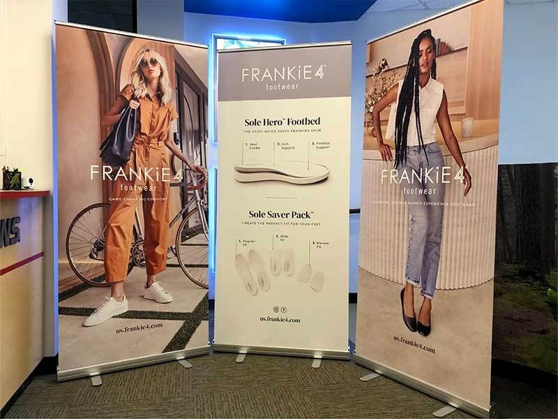 Custom banner stands